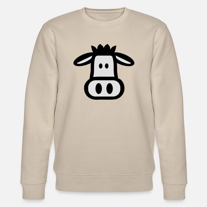 Kuh - Stanley/Stella Unisex Bio-Sweatshirt CHANGER  - Beige