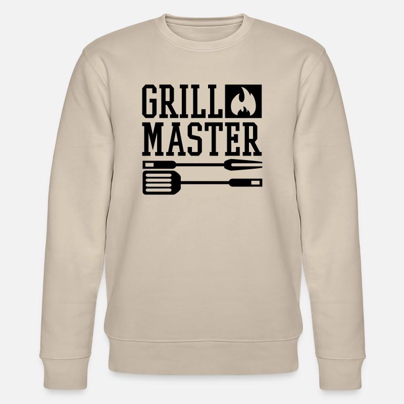 grill_master_1_f1 - Stanley/Stella Unisex Bio-Sweatshirt CHANGER  - Beige