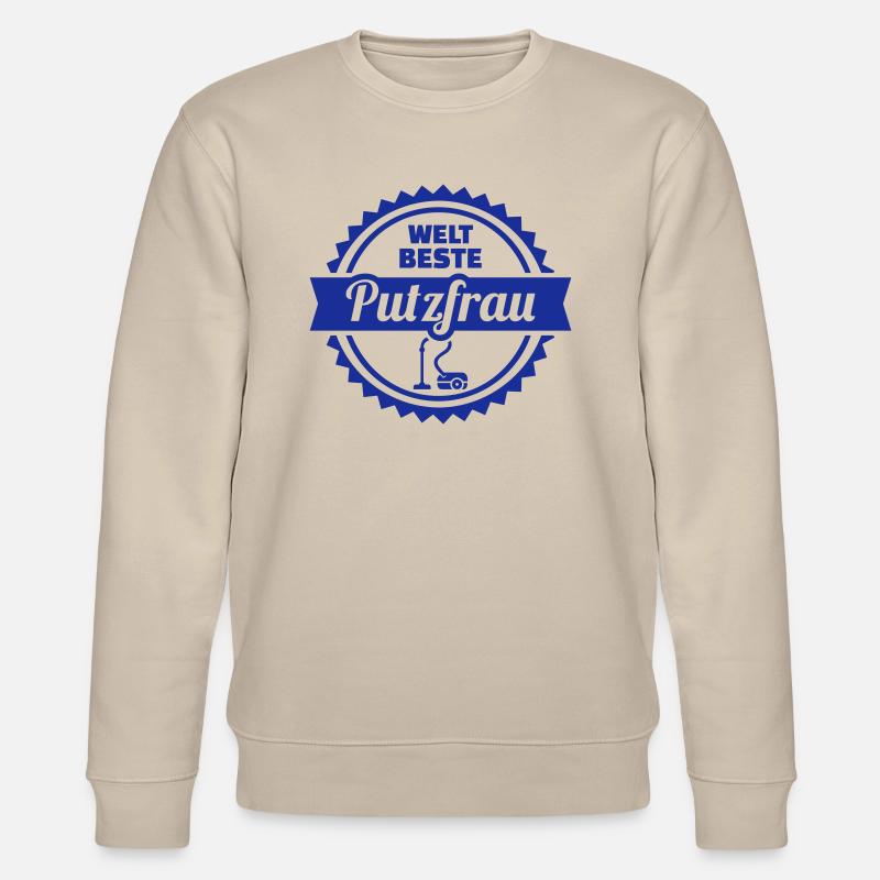 Putzfrau - Stanley/Stella Unisex Bio-Sweatshirt CHANGER  - Beige