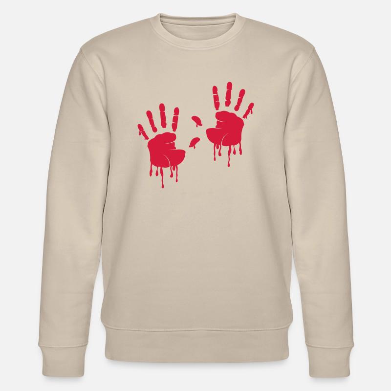 blutende_haende - Stanley/Stella Unisex Bio-Sweatshirt CHANGER  - Beige