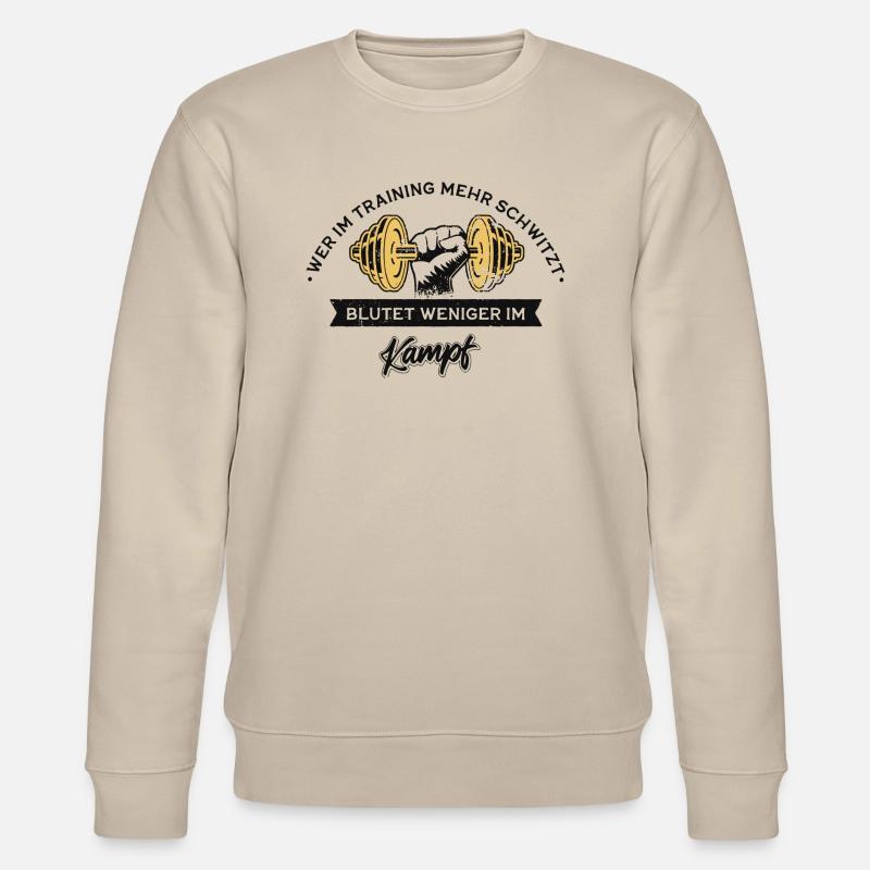 Training Shirt - Stanley/Stella Unisex Bio-Sweatshirt CHANGER  - Beige