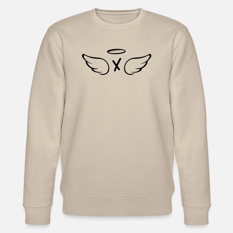 Lettre x ailes d’ange - Sweat bio CHANGER Stanley/Stella Unisexe - beige