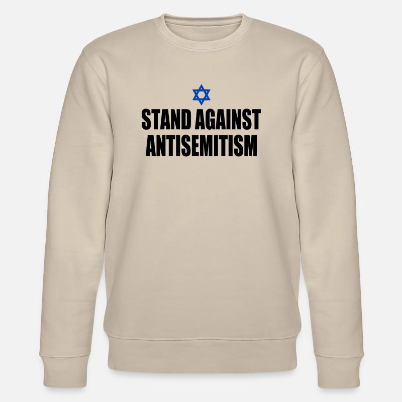 stand against antisemitism - Stanley/Stella Unisex Bio-Sweatshirt CHANGER  - Beige
