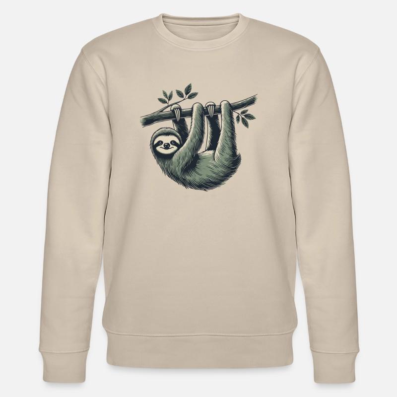 Faultier - Stanley/Stella Unisex Bio-Sweatshirt CHANGER  - Beige