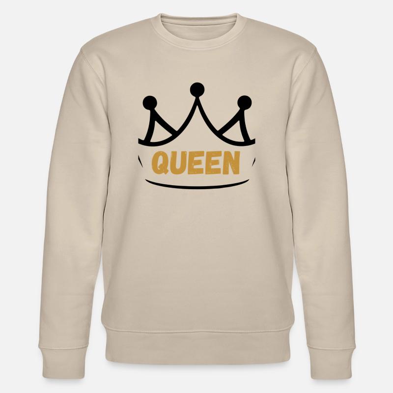 Queen - Stanley/Stella Unisex Bio-Sweatshirt CHANGER  - Beige