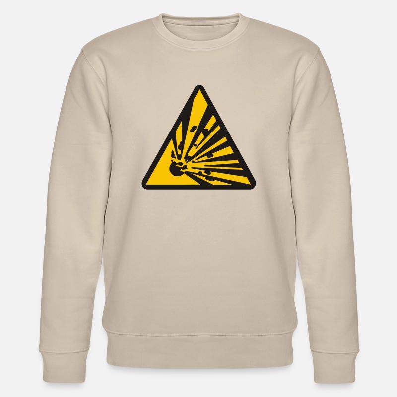 exploding - Stanley/Stella CHANGER Unisex Organic Sweatshirt - beige