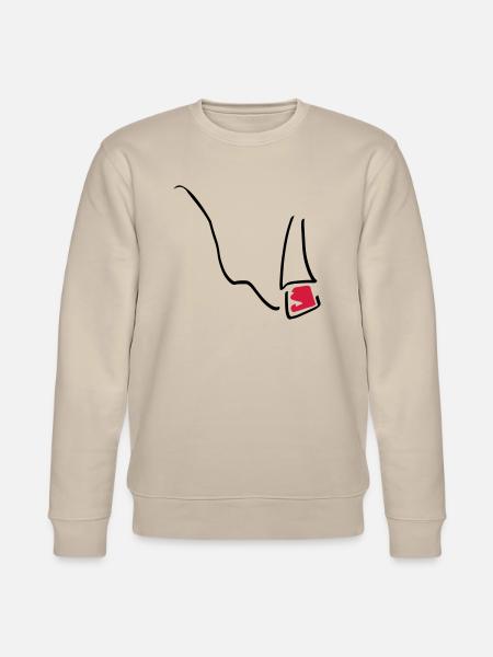 cigarette_01 - Stanley/Stella Unisex Bio-Sweatshirt CHANGER  - Beige