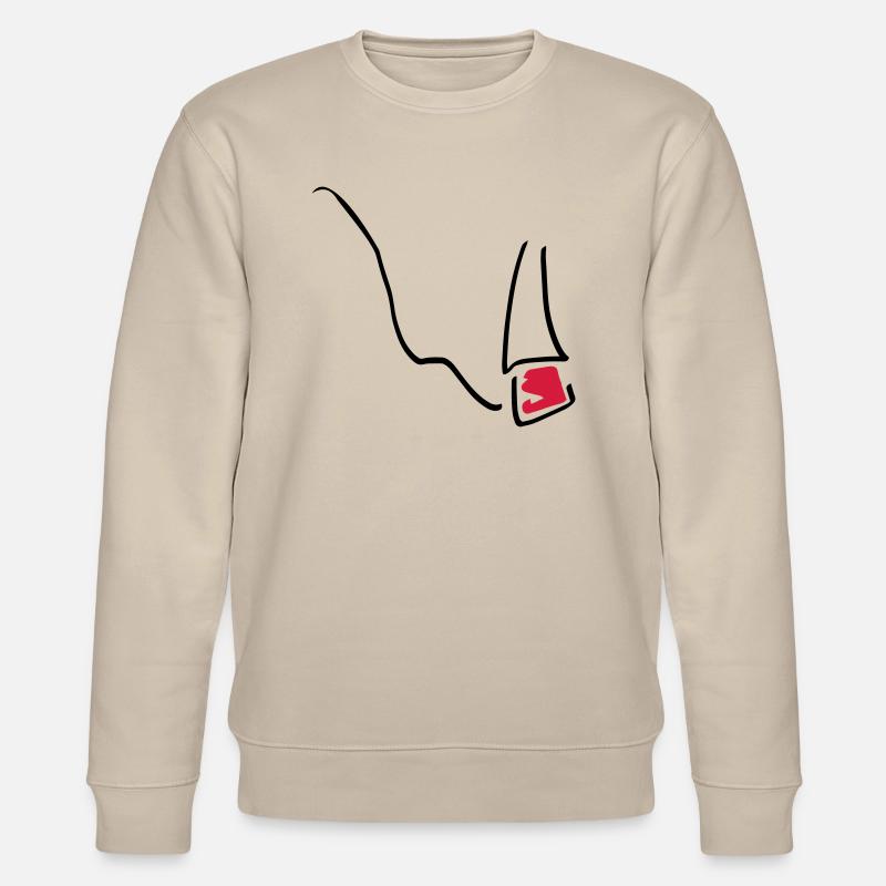 cigarette_01 - Stanley/Stella Unisex Bio-Sweatshirt CHANGER  - Beige