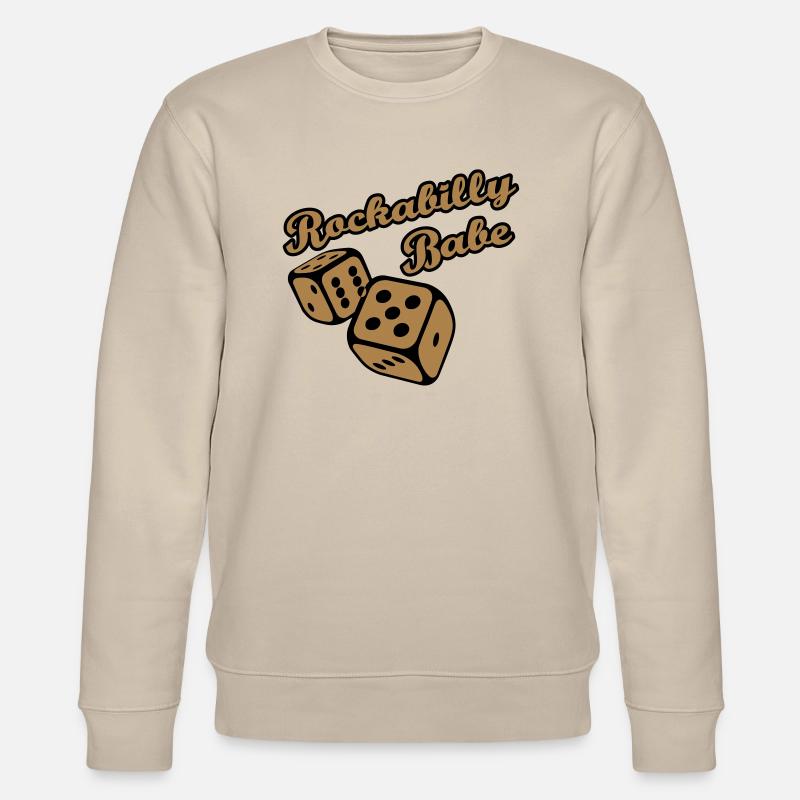 Rockabilly Babe - Stanley/Stella Unisex Bio-Sweatshirt CHANGER  - Beige