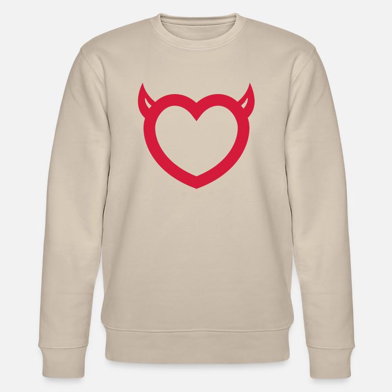 devil - Stanley/Stella CHANGER Unisex Organic Sweatshirt - beige