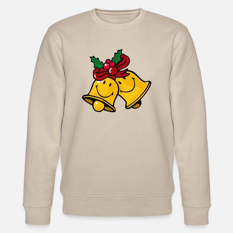 Smiley Christmas Bells - Sweat bio CHANGER Stanley/Stella Unisexe - beige