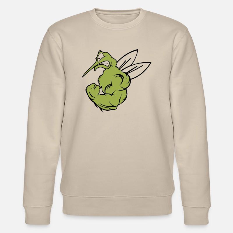Strong Mosquito 02 - Stanley/Stella CHANGER Unisex Organic Sweatshirt - beige