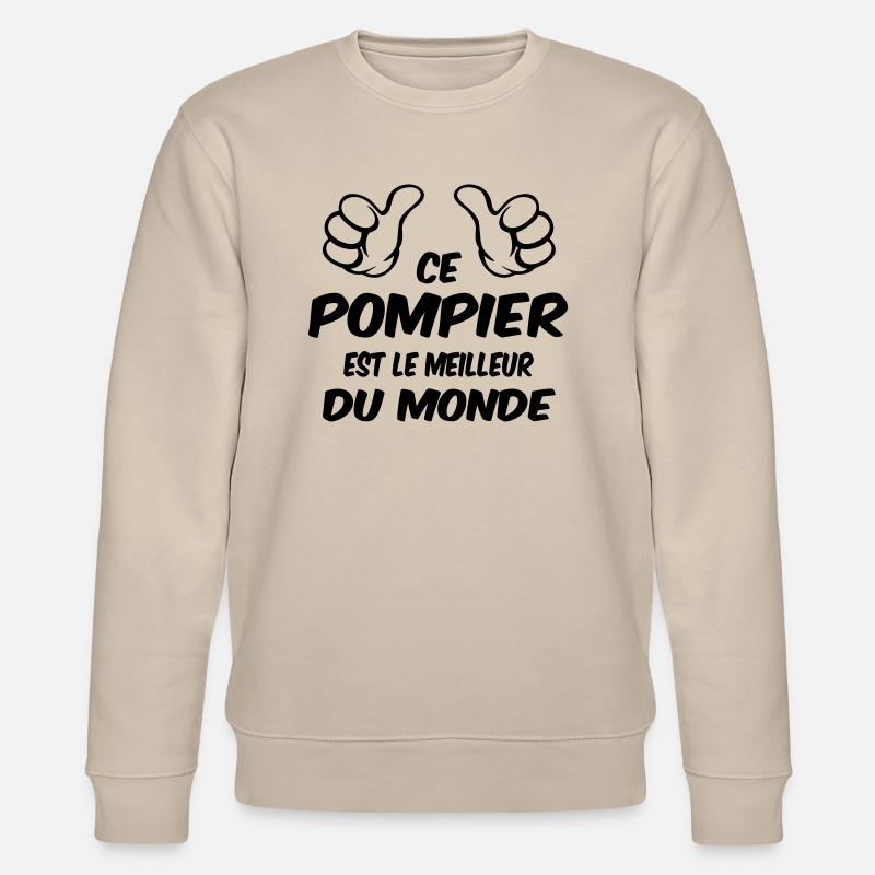 MEILLEUR POMPIER - Sweat bio CHANGER Stanley/Stella Unisexe - beige