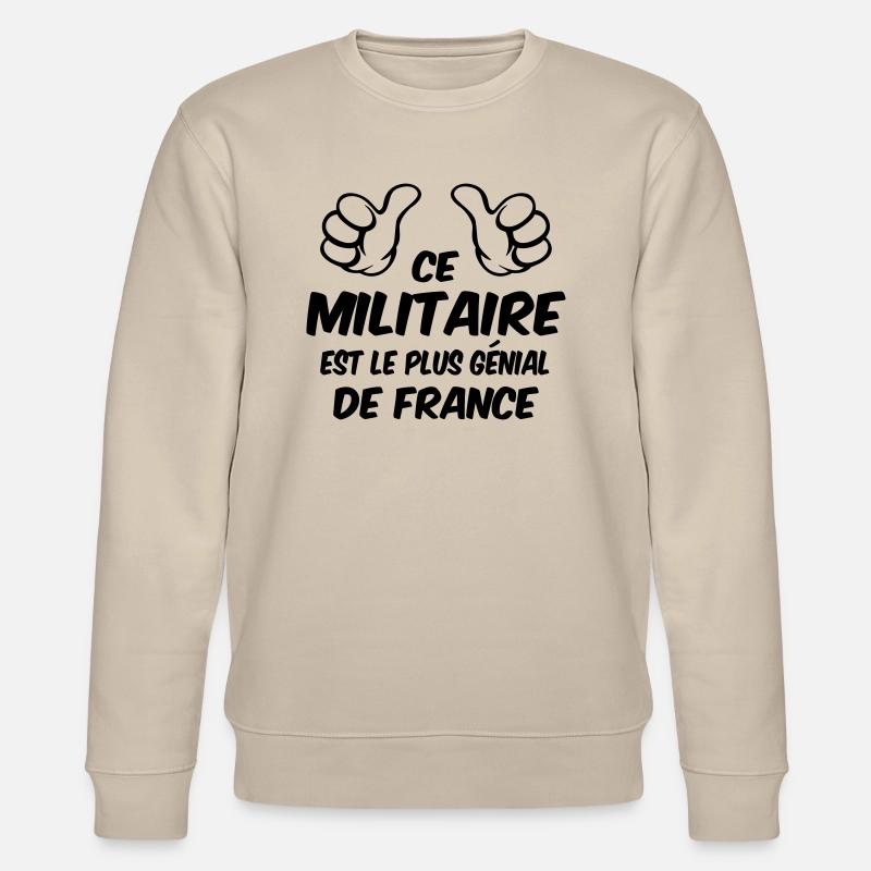BESTES MILITÄR - Stanley/Stella Unisex Bio-Sweatshirt CHANGER  - Beige