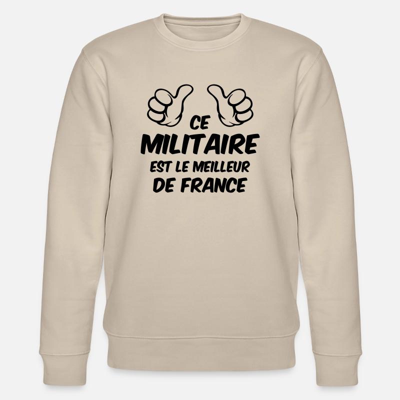 BESTES MILITÄR - Stanley/Stella Unisex Bio-Sweatshirt CHANGER - Beige