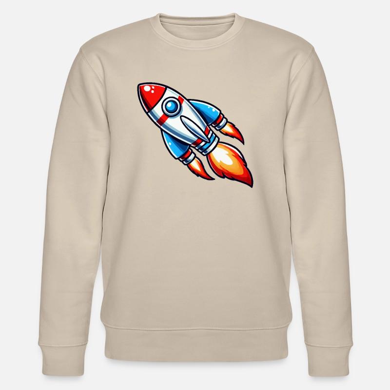 rakete - Stanley/Stella Unisex Bio-Sweatshirt CHANGER  - Beige