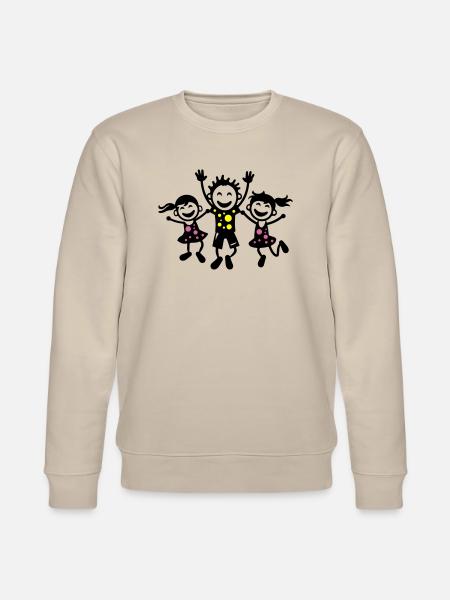 Kids Joy Kindergarten Group - Stanley/Stella CHANGER Unisex Organic Sweatshirt - beige