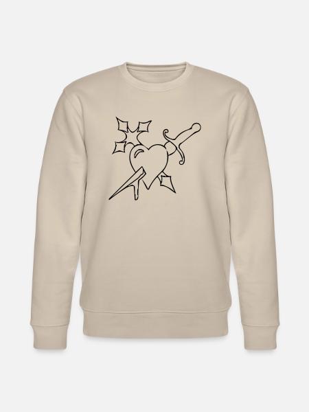 Herzinfarkt - Stanley/Stella Unisex Bio-Sweatshirt CHANGER - Beige