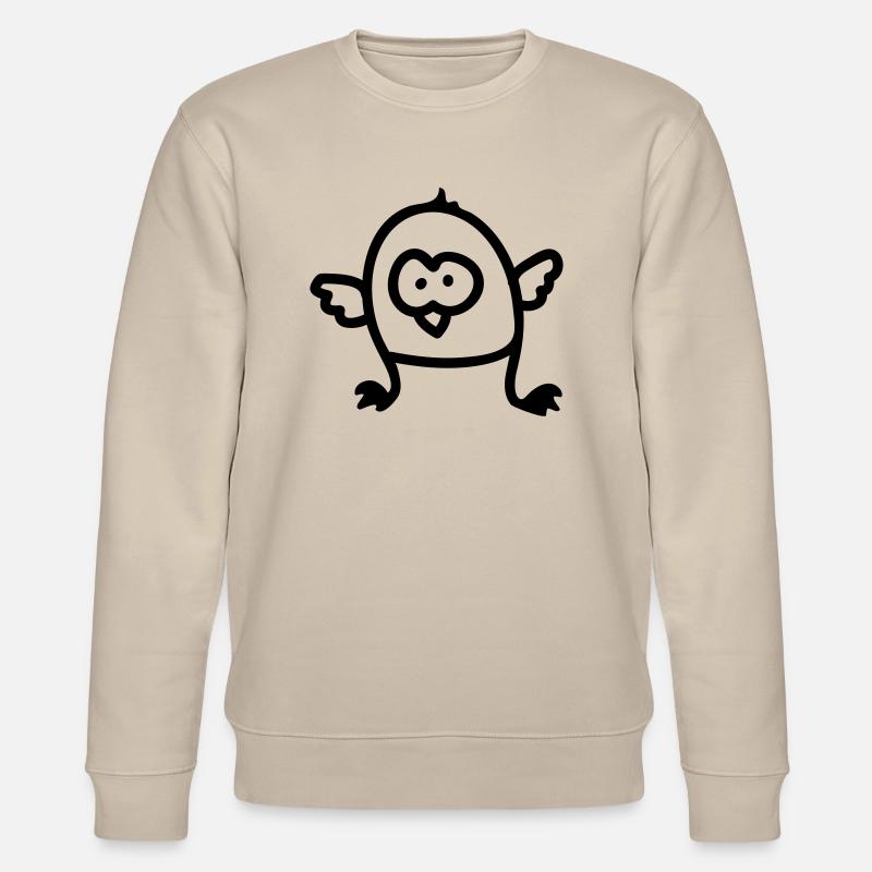 Kleiner Vogel - Line - Stanley/Stella Unisex Bio-Sweatshirt CHANGER  - Beige
