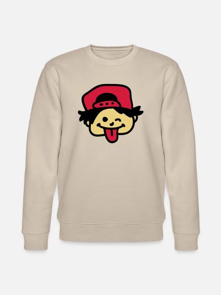 Naughty Boy 3 - Stanley/Stella CHANGER Unisex Organic Sweatshirt - beige