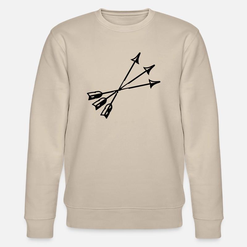 arrows - Stanley/Stella CHANGER Unisex Organic Sweatshirt - beige