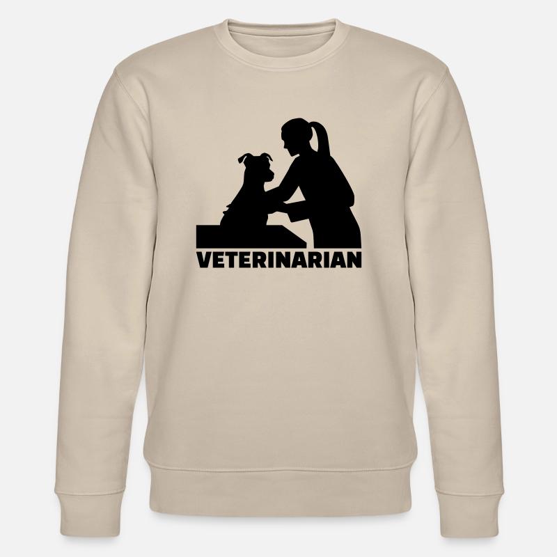 Tierarzt - Stanley/Stella Unisex Bio-Sweatshirt CHANGER - Beige