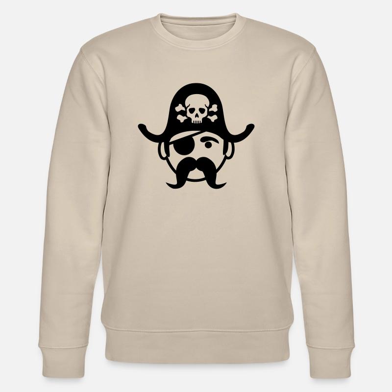 Pirat - Stanley/Stella Unisex Bio-Sweatshirt CHANGER - Beige
