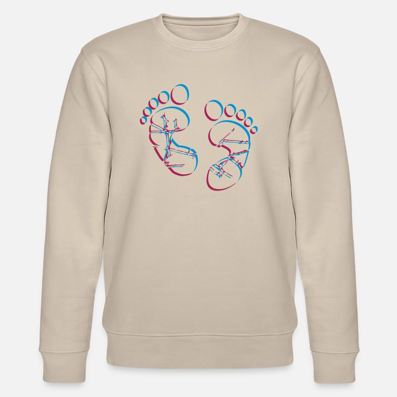 2 couleurs bébé - Sweat bio CHANGER Stanley/Stella Unisexe - beige