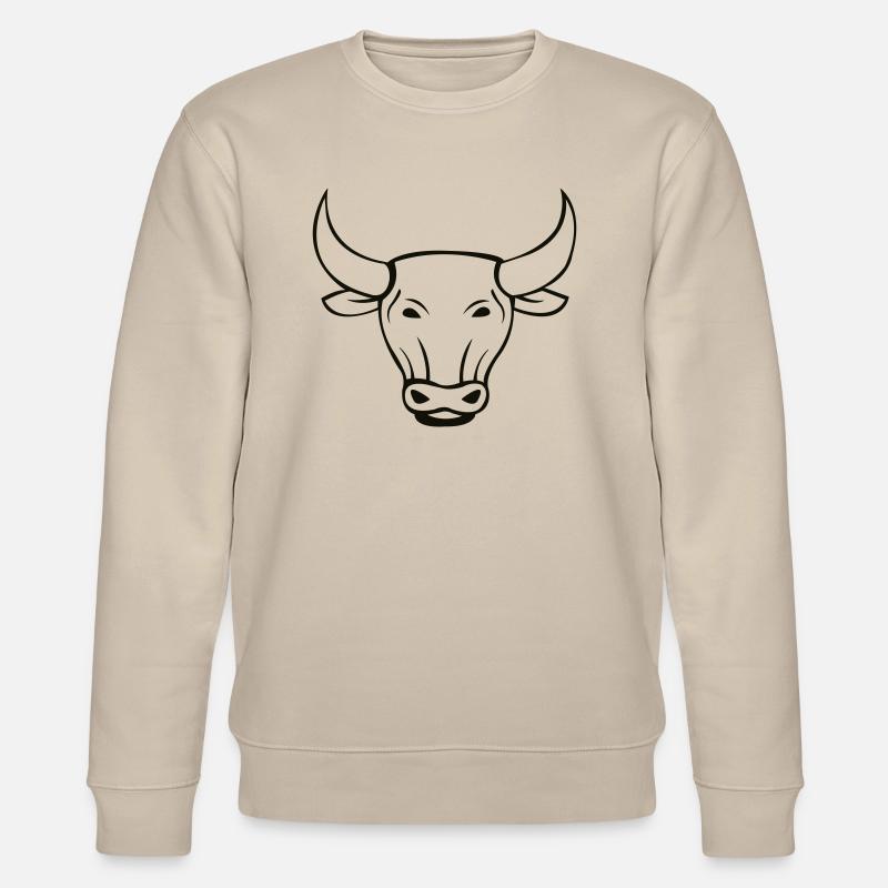 stier 01 - Stanley/Stella Unisex Bio-Sweatshirt CHANGER  - Beige