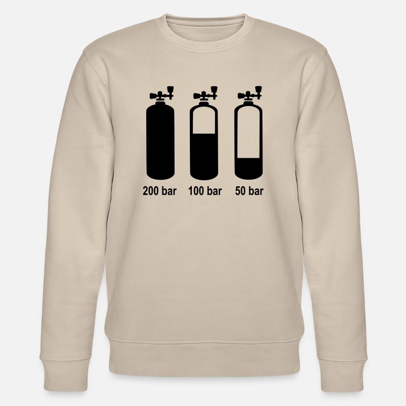 Tauchen - Stanley/Stella Unisex Bio-Sweatshirt CHANGER - Beige