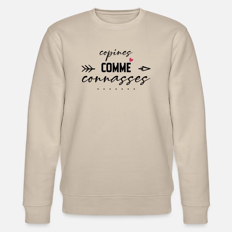 Freundinnen als - Stanley/Stella Unisex Bio-Sweatshirt CHANGER  - Beige