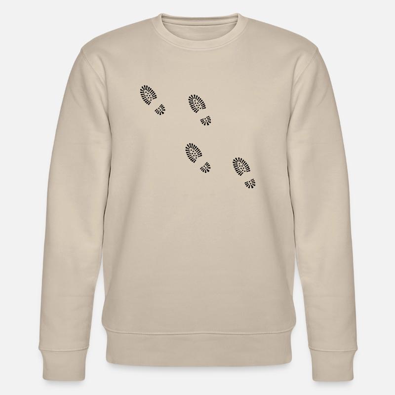 traces empreintes - Sweat bio CHANGER Stanley/Stella Unisexe - beige