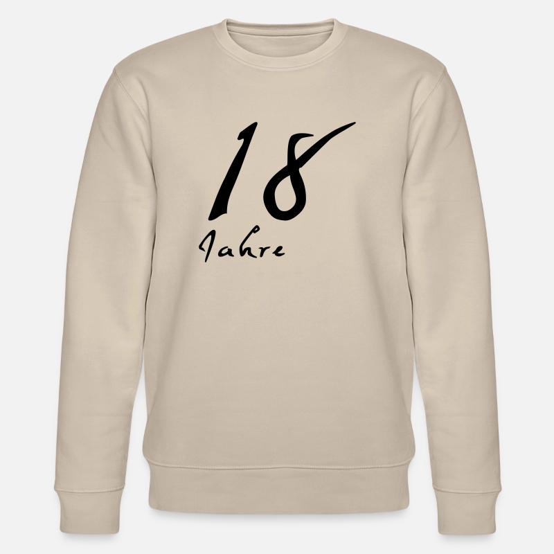 18 Jahre - Stanley/Stella Unisex Bio-Sweatshirt CHANGER  - Beige