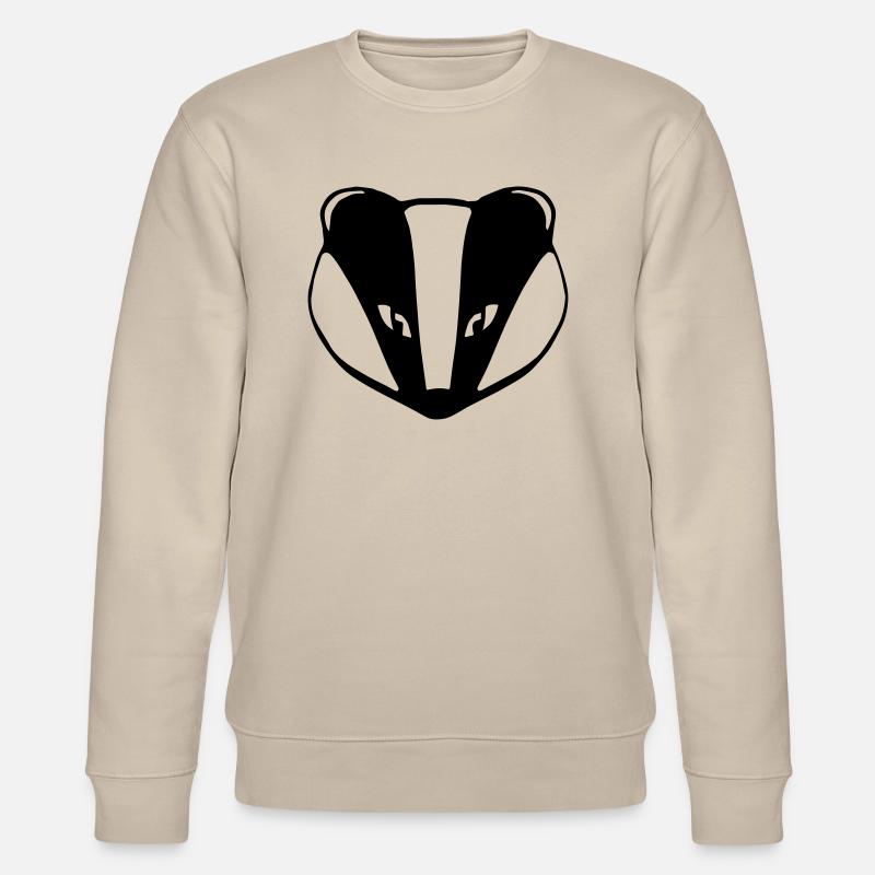 Dachs - Stanley/Stella Unisex Bio-Sweatshirt CHANGER  - Beige