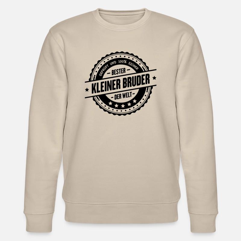 Bester kleiner Bruder - Stanley/Stella Unisex Bio-Sweatshirt CHANGER  - Beige