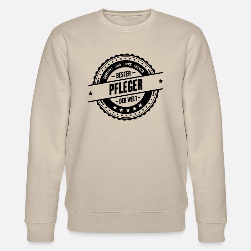 Bester Pfleger - Stanley/Stella Unisex Bio-Sweatshirt CHANGER  - Beige