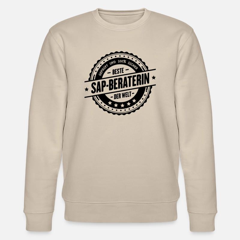 Beste SAP-Beraterin - Stanley/Stella Unisex Bio-Sweatshirt CHANGER  - Beige
