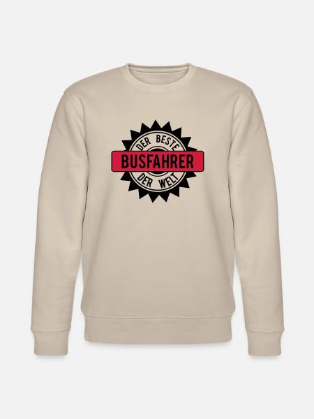 the best bus driver 2c - Stanley/Stella CHANGER Unisex Organic Sweatshirt - beige