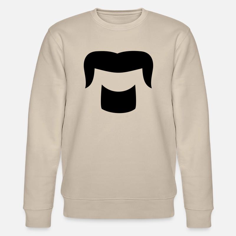 Mustache - Stanley/Stella CHANGER Unisex Organic Sweatshirt - beige