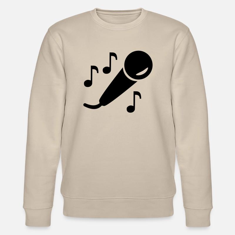 Microphone - Stanley/Stella CHANGER Unisex Organic Sweatshirt - beige