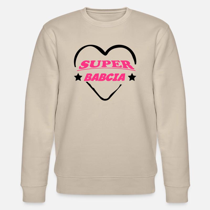 Super babcia - Sweat bio CHANGER Stanley/Stella Unisexe - beige