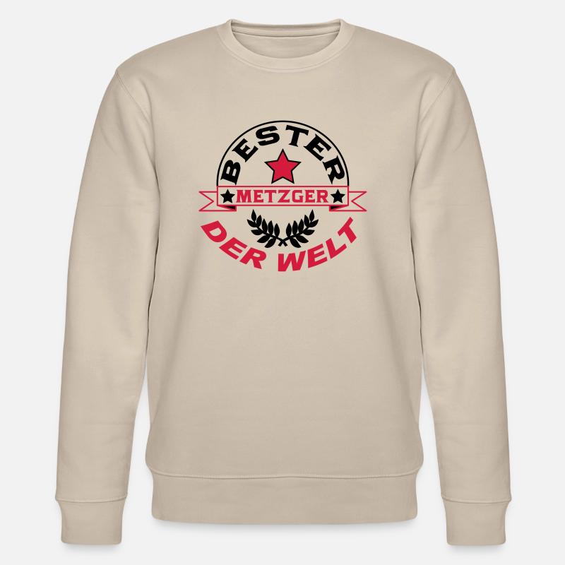 Metzger Backer Butcher Baker Vati - Sweat bio CHANGER Stanley/Stella Unisexe - beige