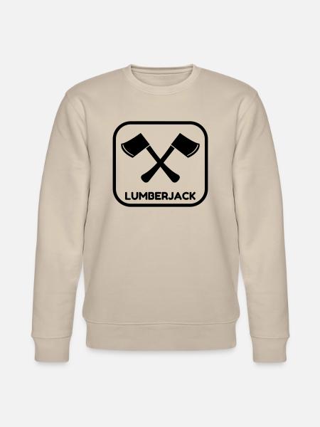 bûcheron / forêt / arbre / bois - Sweat bio CHANGER Stanley/Stella Unisexe - beige