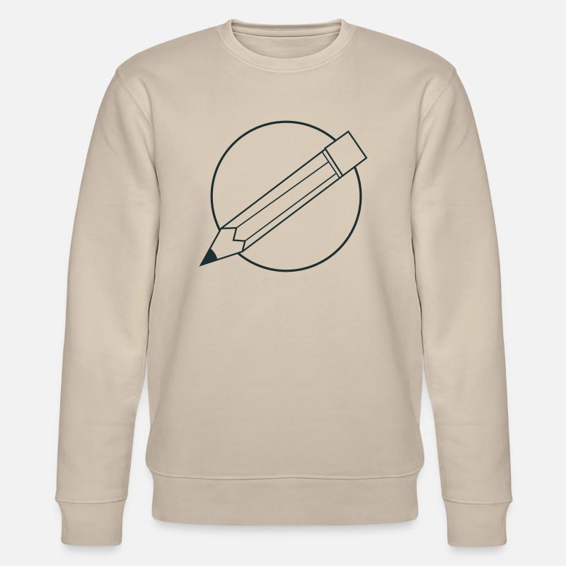 cercle de crayon - Sweat bio CHANGER Stanley/Stella Unisexe - beige