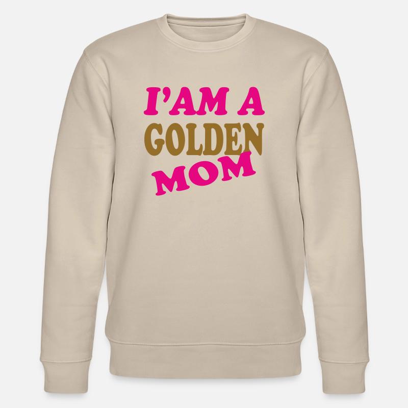 GOLDENE MAMA - Stanley/Stella Unisex Bio-Sweatshirt CHANGER  - Beige