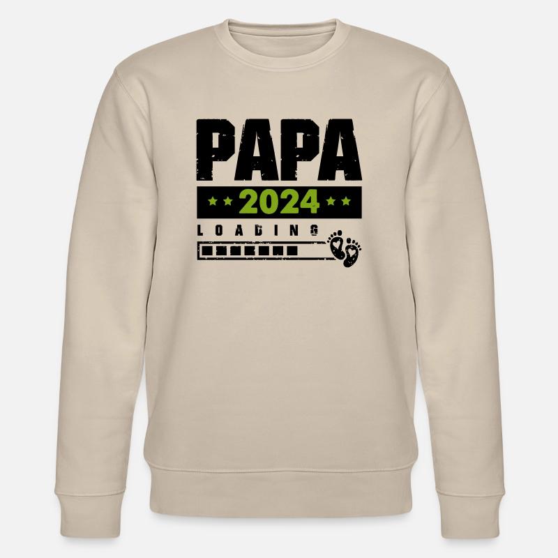 Papa 2024 Loading - Stanley/Stella CHANGER Unisex Organic Sweatshirt - beige