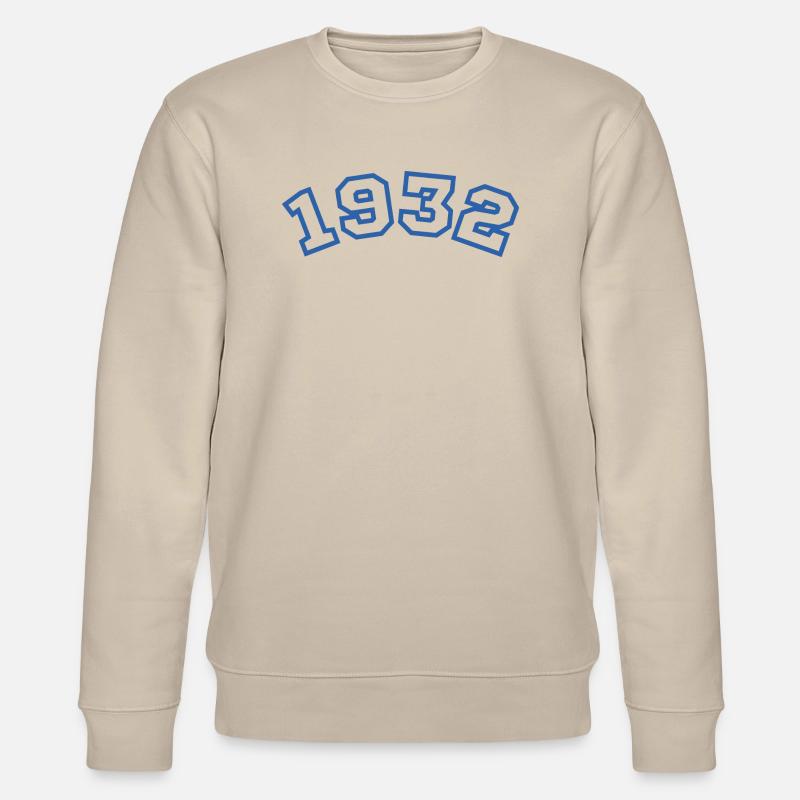1932 bleu sport - Sweat bio CHANGER Stanley/Stella Unisexe - beige
