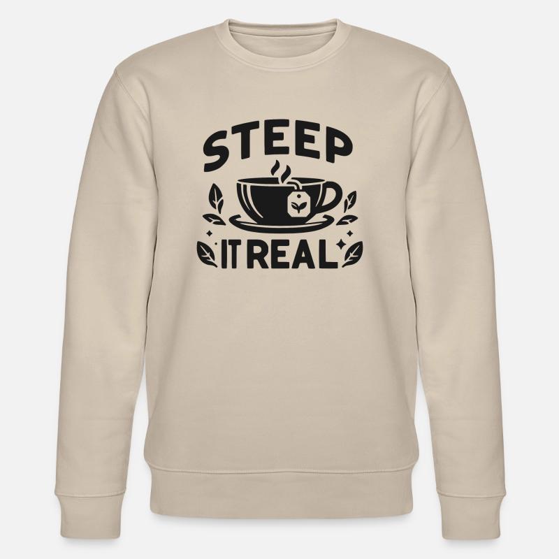 Ziehen Sie es echt - Stanley/Stella Unisex Bio-Sweatshirt CHANGER  - Beige