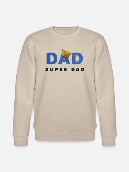 Super-Papa - Stanley/Stella Unisex Bio-Sweatshirt CHANGER  - Beige