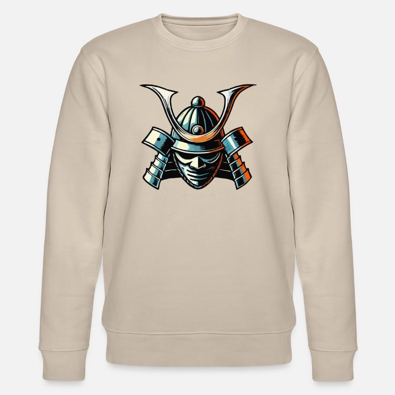 Masque de samouraï - Sweat bio CHANGER Stanley/Stella Unisexe - beige
